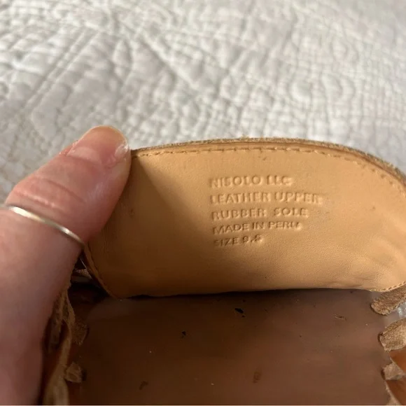 Leather huaraches - Picture 2 of 5